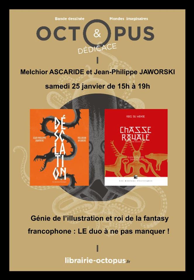 Photo de Dédicace de Melchior Ascaride et Jean-Philippe Jaworski à Epinal